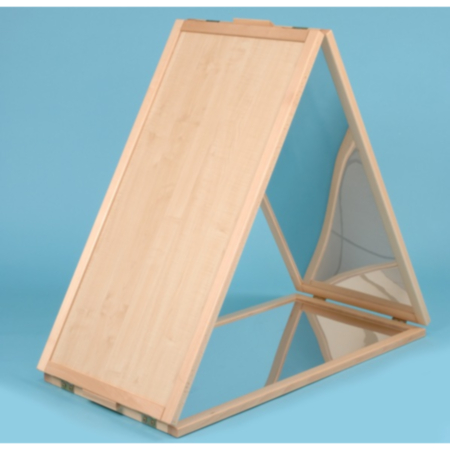 Giant Sensory Triangular Floor Mirror