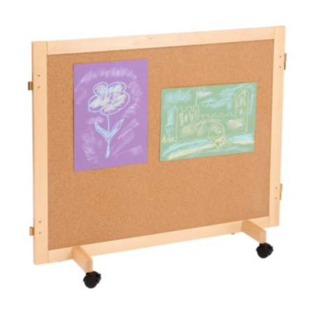 Timber Frame Junior Cork and Chalkboard Room Partition