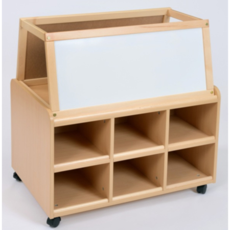 Classroom Resource Unit with Drywipe Easel