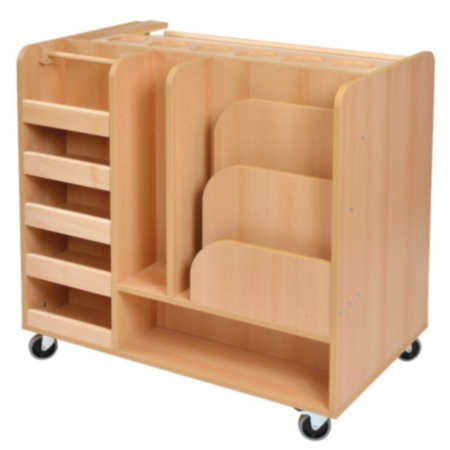 School Mobile Art Resource Trolley 