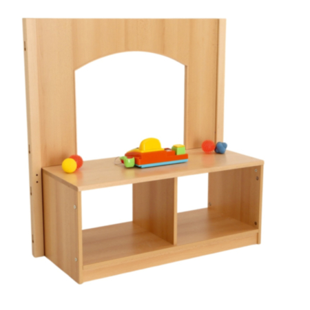 Chasewood Toddler Open 2 Cubby Unit  With Crawl Through Board     