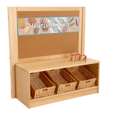 Chasewood Toddler Angled Tidy With Baskets And Cork Board     