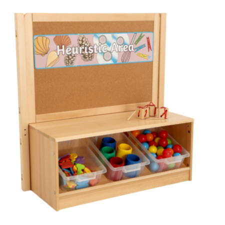 Chasewood Toddler Angled Tidy With Trays And Cork Board     
