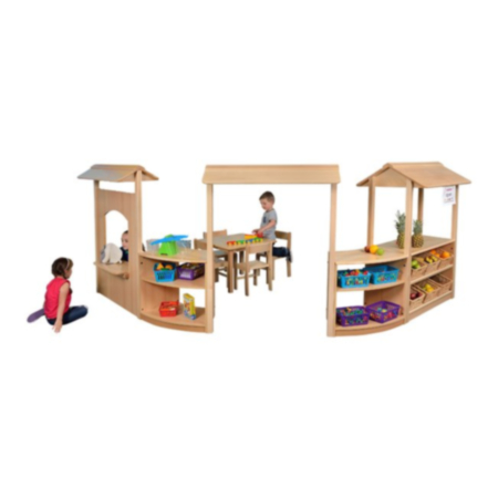 Chasewood Nursery Playscape Room Divider Storage Set - Scene 2