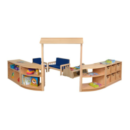 Chasewood Nursery Playscape Room Divider Storage Set - Scene 3