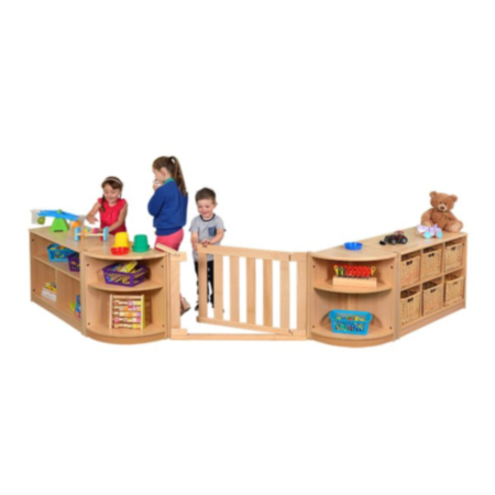 Chasewood Nursery Playscape Room Divider Storage Set - Scene 4