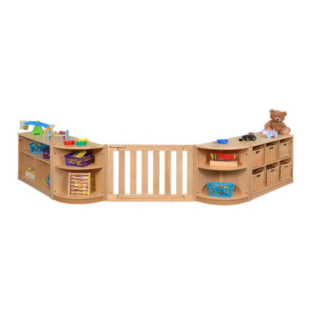 Chasewood Nursery Playscape Room Divider Storage Set - Scene 4