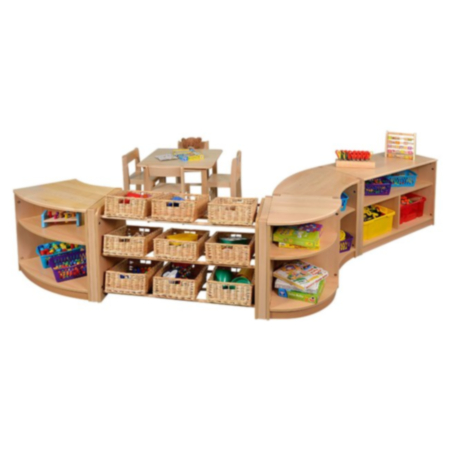 Chasewood Nursery Playscape Room Divider Storage Combination - Set 7