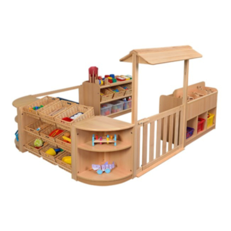 Chasewood Room Divider Storage Set - Scene 9