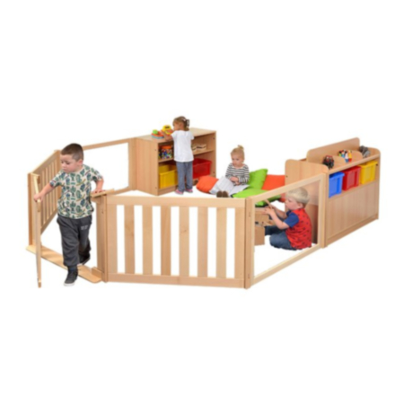 Chasewood Room Divider Storage Set - Scene 12