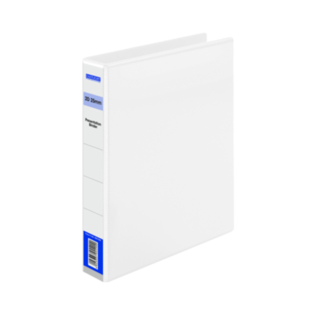 A5 Presentation 2 Ring 25mm White Pack 10