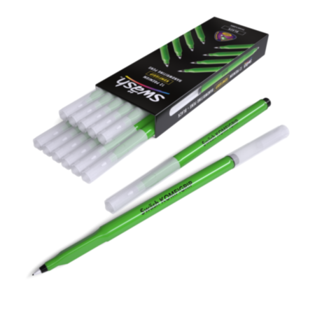 Swash Handwriting Pen Komfigrip Blk Pack 12