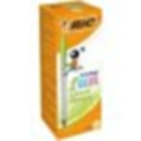 Bic Crystal Fun Pen Lime Pack 20