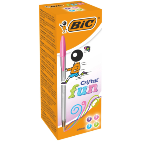 Bic Crystal Fun Pen Asst Pack 20