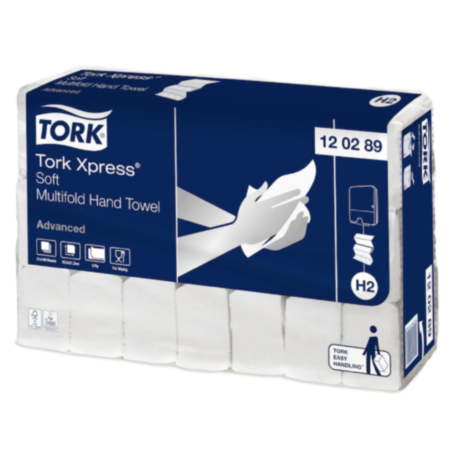 TorkXpress Multifold Hand Towel 2ply  Pack 20