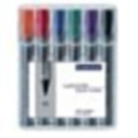 Lumocolor Flipchrt Mrker Astx6