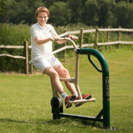The Upright Rider Outdoor Fitness Equipment