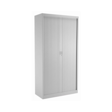 Steel Open Tambour- White