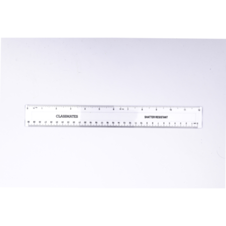 Classmates 30cm/mm/in Clear Rulers Pack 100
