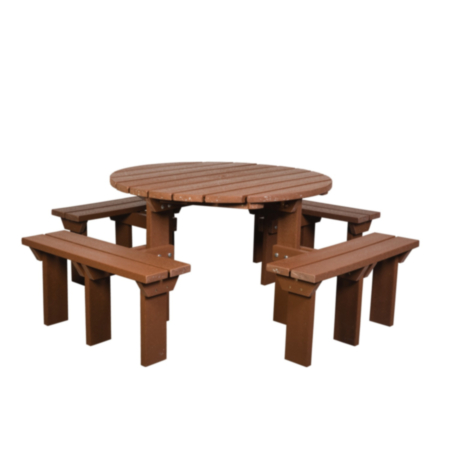 Adult Olympic Recycled Plastic Public Picnic Table