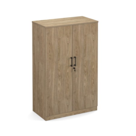 Anson Executive Office High Cupboard Unit - Barcelona Walnut