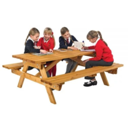 Cotswold School Outdoor Picnic Table - 8 Seats