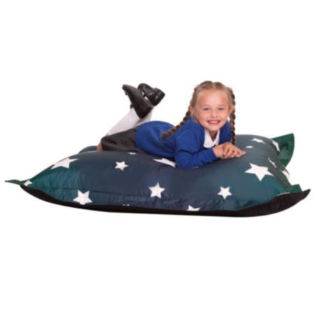 School Giant UV Reflective Star Print Sensory Floor Cushion