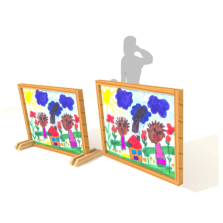 Timotay Outdoor Freestanding Clear Write On Playground Panel