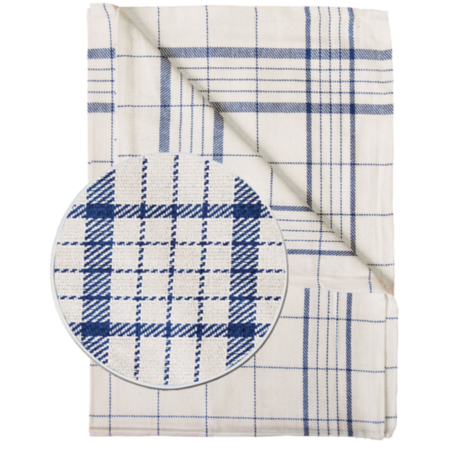 CM Catering Tea Cloth Blue  Pack 10