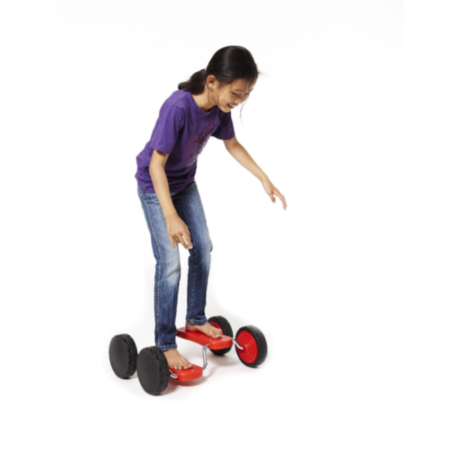 Childrens Outdoor Playground Four Wheeled Balance Walker