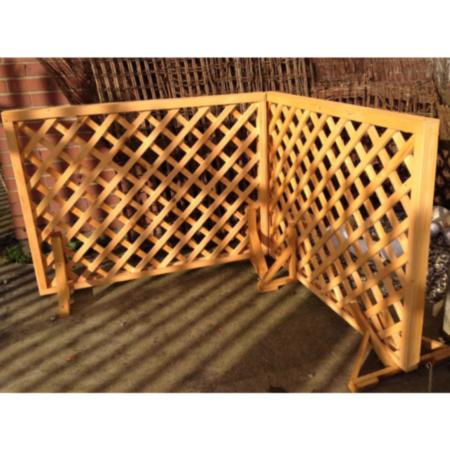 Outdoor Large Area Divider Panels Set Of 2 with 4 Feet