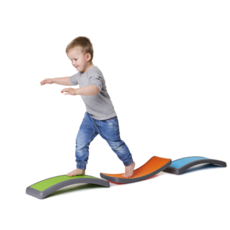 Children&#039;s Active Play Curved Balance Arches - Pack of 3