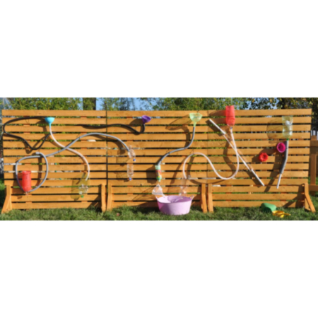 Early Years Sensory Outdoor Wooden Waterwall  - Set of 3 