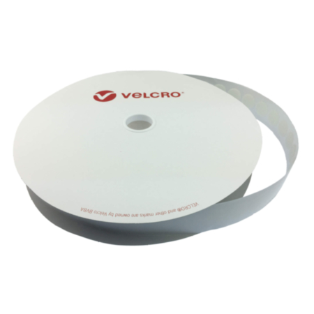 Velcro Brand 22mm Hook Coins White 25m