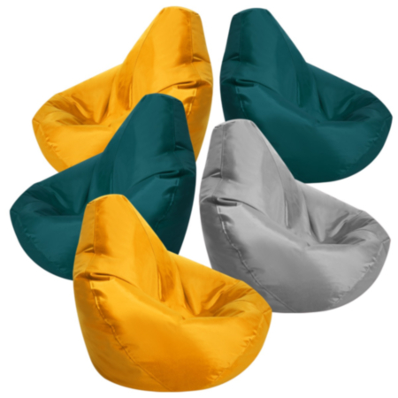 Primary Students Natural Toned Bean Bag Reading Chair - Pack of 5 