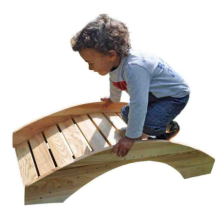 Early Years Wooden Outdoor Mini Bridge