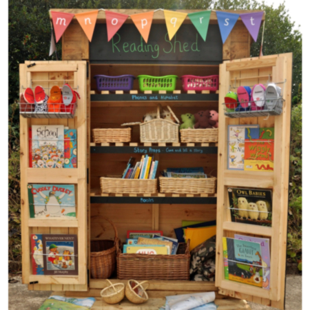 Wooden Outdoor Reading Shed