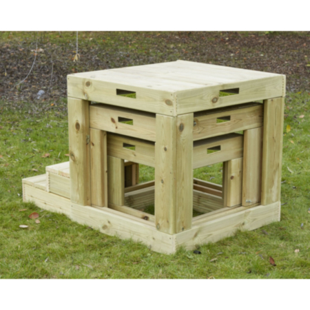Outdoor Giant Cube Blocks Nest Pack of 4