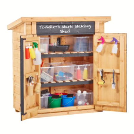 Outdoor Wooden Toddler Writing Shed