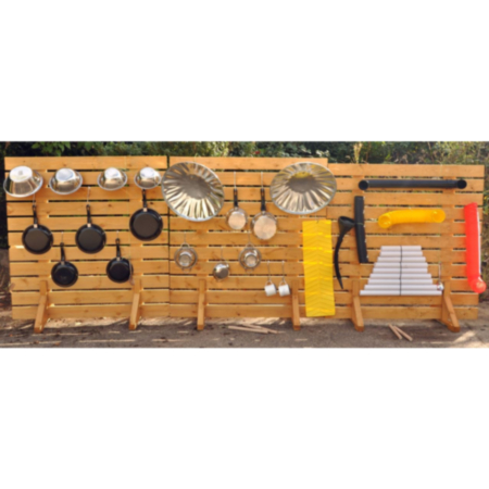 Early Years Wooden Recycled Junk Music Walls - Set of 3