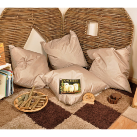 Neutral Giant Classroom Cushions - Pack of 4
