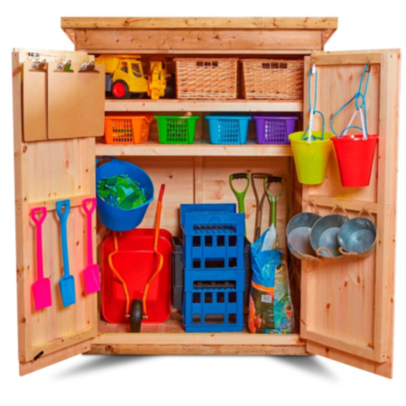 Wooden Changeable Shelving Shed