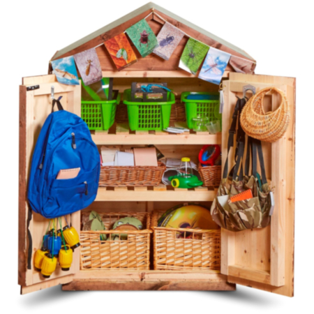 Wooden Outdoor Columbia Market Stores Mini Shed