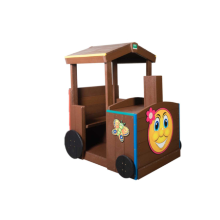Outdoor Recycled Plastic Train Engine