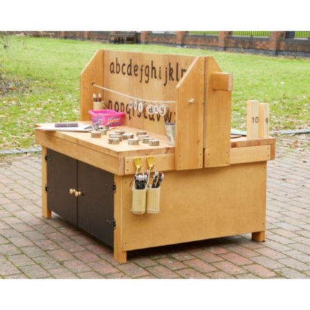 Maths and Literacy Work Station with Storage