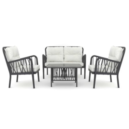 Alder Commercial Outdoor Lounge Set-Anthracite