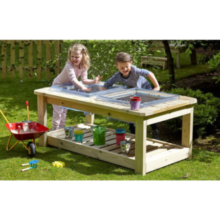 Millhouse Outdoor Double Sand and Water Station - Preschool
