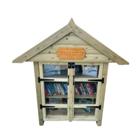 Early Years Wooden Outdoor Library Bookcase
