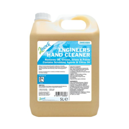 2Work Engineers Hand Cleaner Orange Scent 5 Litre Bulk Bottle 2W03580