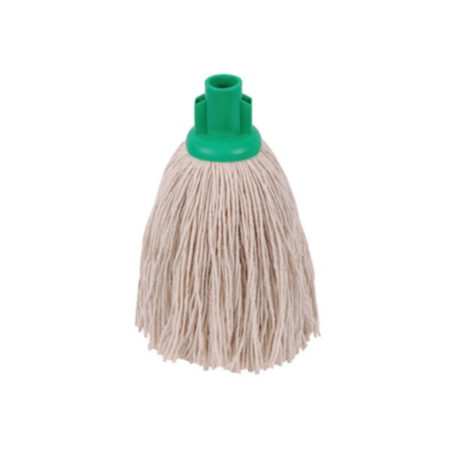 2Work Twine Rough Socket Mop 12oz Green (Pack of 10) 101851G